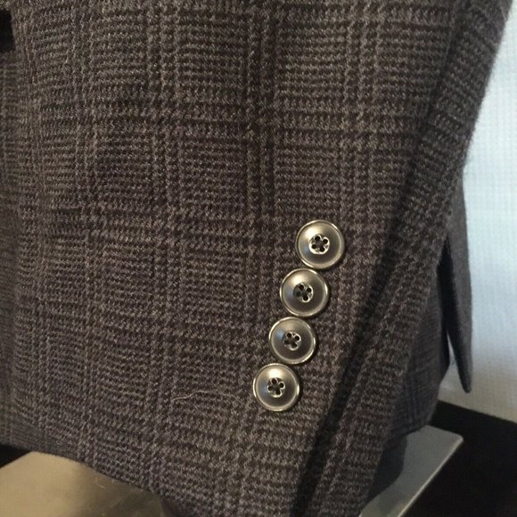 Jos A Bank 1905 48R B&T Vent Sport Coat 100% Wool - Picture 6 of 12